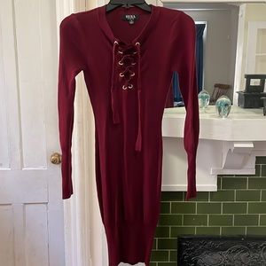 Hera Collection Long Sleeve Midi Dress